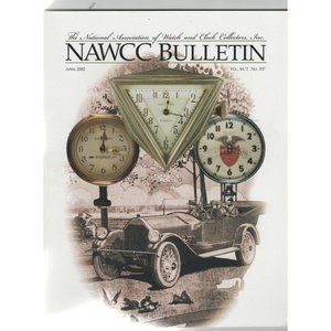 NAWCC Bulletin April 2002 Vol 44/2 #337 Watch & Collectors Inc Book